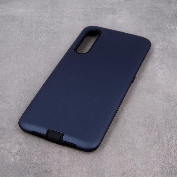 Defender Smooth iPhone X / XS (5,8") sötétkék ütésálló hátlap tok