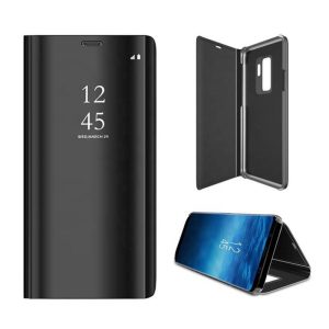 Smart Clear View Samsung G985 Galaxy S20 Plus 4G / S20 Plus 5G fekete okos könyvtok