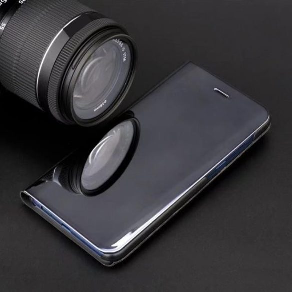 Smart Clear View Samsung G985 Galaxy S20 Plus 4G / S20 Plus 5G fekete okos könyvtok