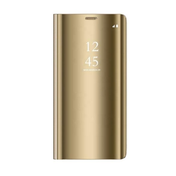 Smart Clear View Samsung G988 Galaxy S20 Ultra 5G arany okos könyvtok
