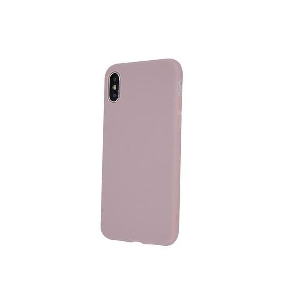 Xiaomi Mi 10 5G / Mi 10 Pro 5G szilikon tok, hátlap tok, púder rózsaszín, matt