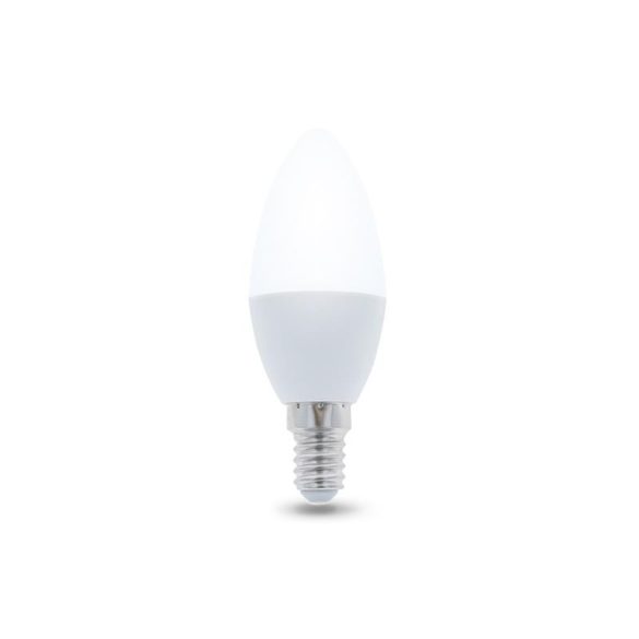 LED izzó E14 / C37, 10W, 6000K, 900lm, hideg fehér fény, Forever Light