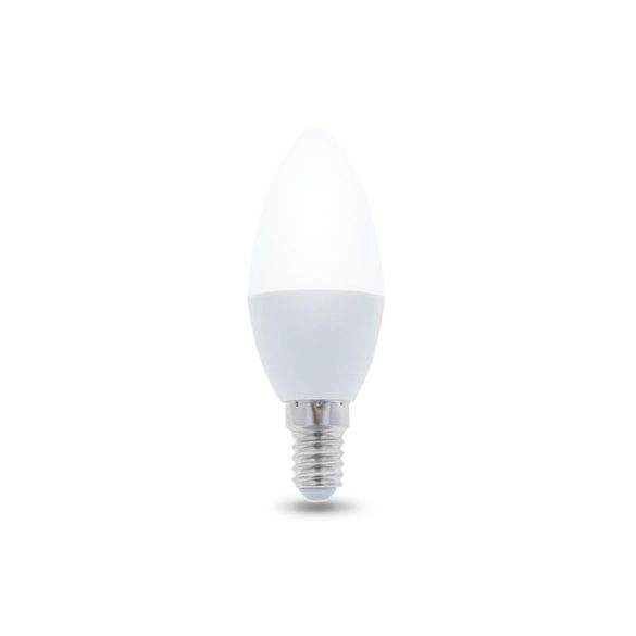 LED izzó E14 / C37, 6W, 4500K, 480lm, semleges fehér fény, Forever Light