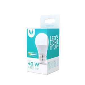 LED izzó E27 / G45, 6W, 4500K, 480lm, semleges fehér fény, Forever Light