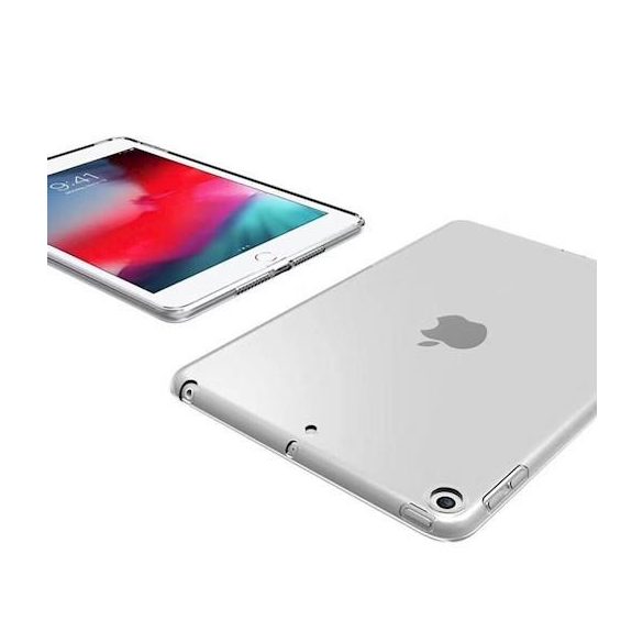 Apple iPad Pro 2019 12,9" tablet hátlap tok, szilikon tok, 0.3mm, átlátszó, Ultra Slim