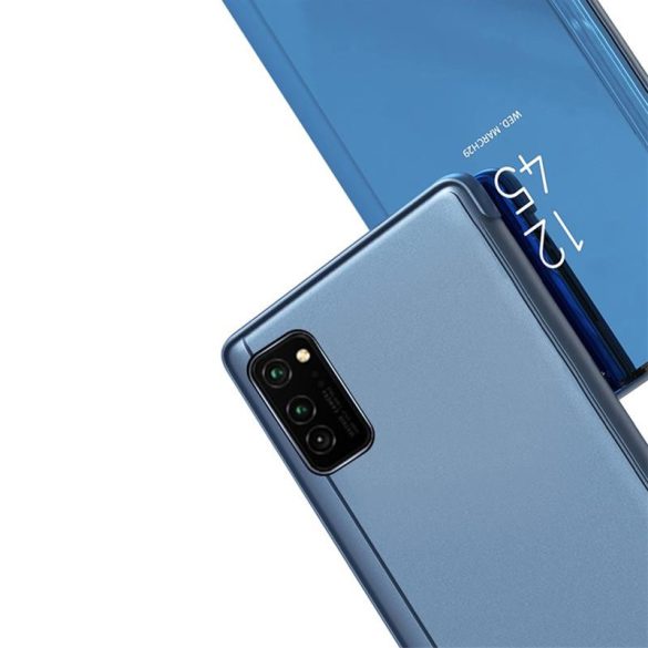 Smart Clear View Huawei P40 Lite E / Y7P kék okos könyvtok