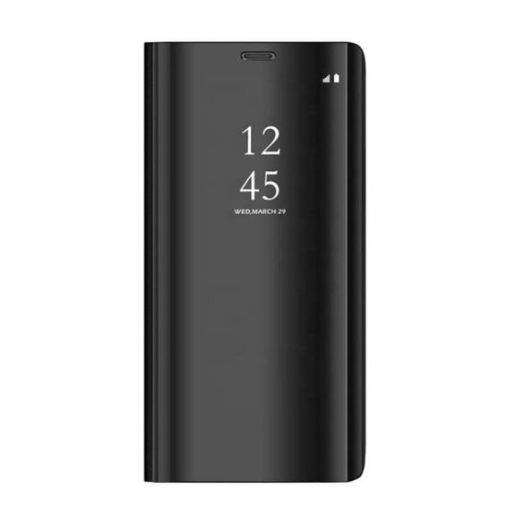 Smart Clear View Huawei P40 fekete okos könyvtok
