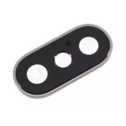 iPhone X (5,8") ezüst kamera plexi