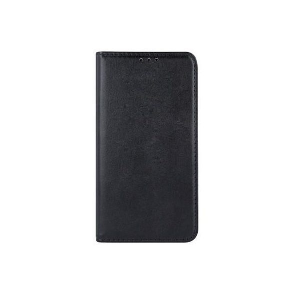 Xiaomi Redmi Note 9 telefon tok, könyvtok, notesz tok, oldalra nyíló tok, mágnesesen záródó, fekete, Smart Magnetic