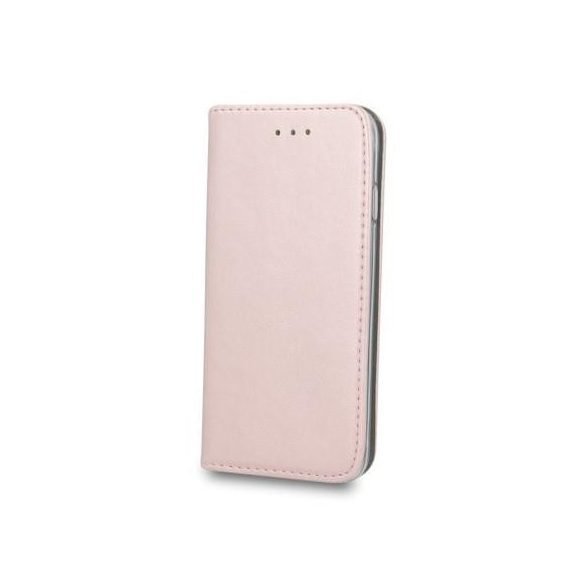 Huawei P Smart 2020 telefon tok, könyvtok, notesz tok, oldalra nyíló tok, mágnesesen záródó, rose gold, Smart Magnetic
