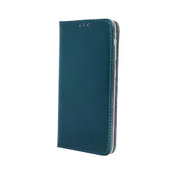   Samsung Galaxy A42 5G telefon tok, könyvtok, notesz tok, oldalra nyíló tok, mágnesesen záródó, SM-A426, zöld, Smart Magnetic
