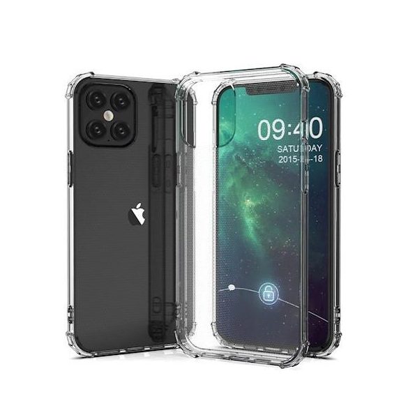 Samsung Galaxy A71 szilikon tok, átlátszó, 1,5mm, SM-A715, Anti Shock