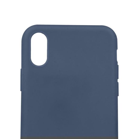 iPhone 12 Pro Max (6,7") szilikon tok, hátlap tok, kék, matt
