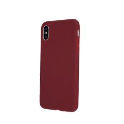   Motorola Moto E7 Power / E7i szilikon tok, hátlap tok, bordó, matt