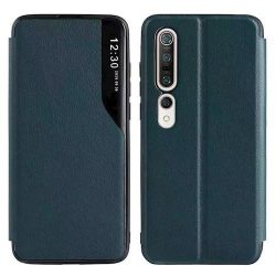   Smart view TPU Xiaomi Redmi Note 10 / Note 10S zöld okos könyvtok