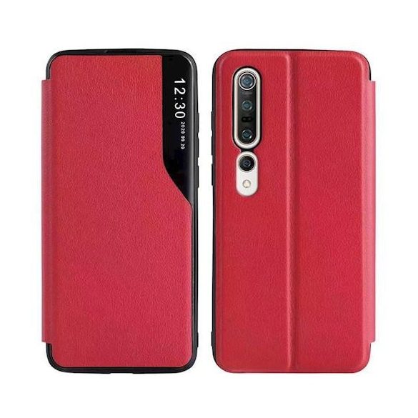 Smart view TPU Samsung A725 Galaxy A72 4G / A726 Galaxy A72 5G piros okos könyvtok