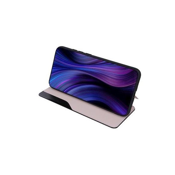 Smart view TPU Samsung A725 Galaxy A72 4G / A726 Galaxy A72 5G világos rózsaszín okos könyvtok