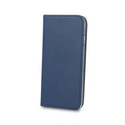   iPhone 13 Pro Max (6,7") telefon tok, könyvtok, notesz tok, oldalra nyíló tok, mágnesesen záródó, kék, Smart Magnetic