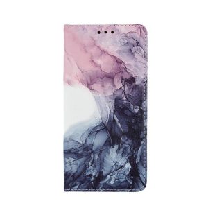 iPhone 13 Pro (6,1") telefon tok, könyvtok, oldalra nyíló tok, mágnesesen záródó, márvány mintás "marble 6", Smart Trendy