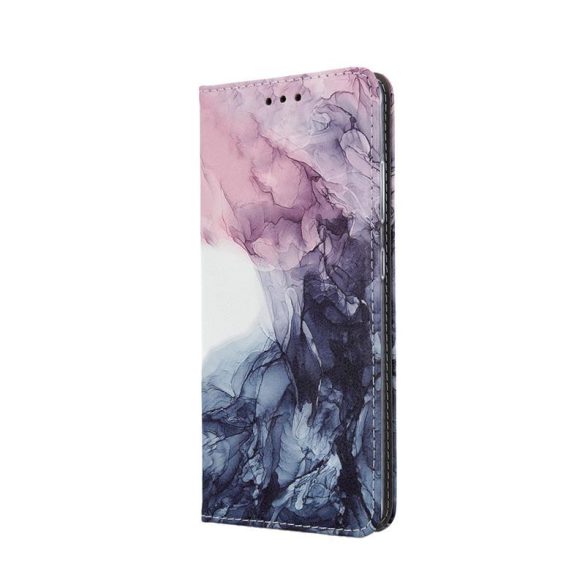 Smart Trendy Xiaomi Poco X3 / X3 Pro "marble 6" mintás szilikon keretes könyvtok