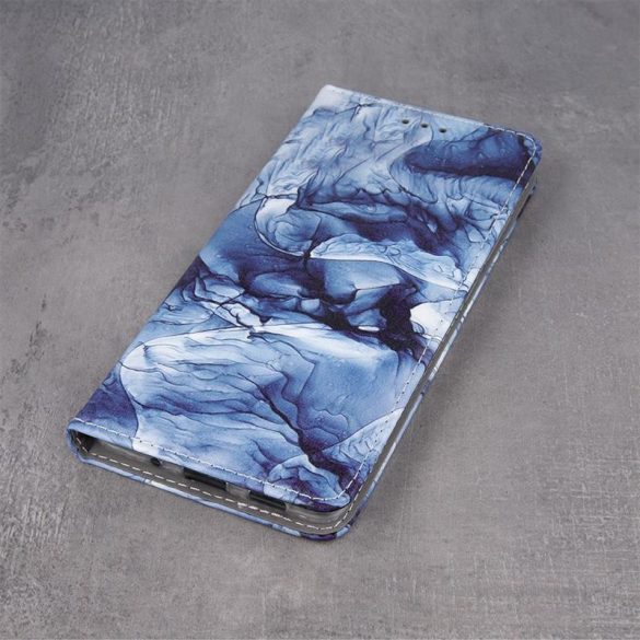 iPhone 13 Pro (6,1") telefon tok, könyvtok, oldalra nyíló tok, mágnesesen záródó, márvány mintás "marble 7", Smart Trendy