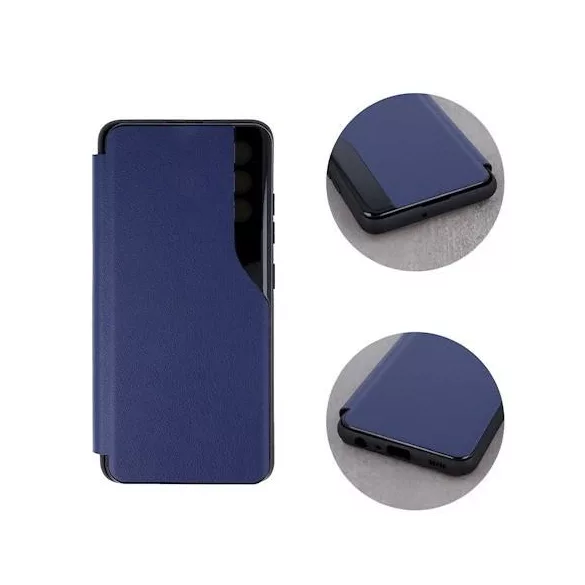 Smart view TPU Samsung A225 Galaxy A22 4G kék okos könyvtok