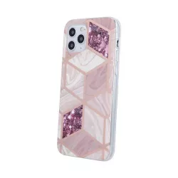   iPhone 13 Pro (6,1") hátlap tok, TPU tok, márvány mintás, Geometric Marmur Heather