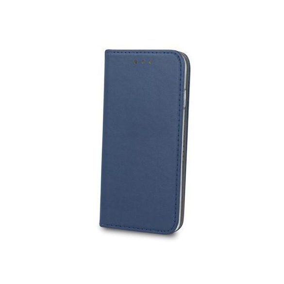 Samsung Galaxy S22 Plus telefon tok, könyvtok, notesz tok, oldalra nyíló tok, mágnesesen záródó, SM-S906, kék, Smart Magnetic
