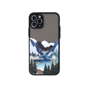 iPhone 6 / 6S (4,7") hátlap tok, TPU tok, fekete, Ultra Trendy Landscape 2