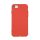 Samsung Galaxy A53 szilikon tok, hátlap tok, velúr belső, piros, matt, SM-A536, Silicone Case