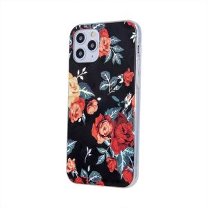 Motorola Moto E20 hátlap tok, TPU tok, virág mintás, Ultra Trendy Flowers 1