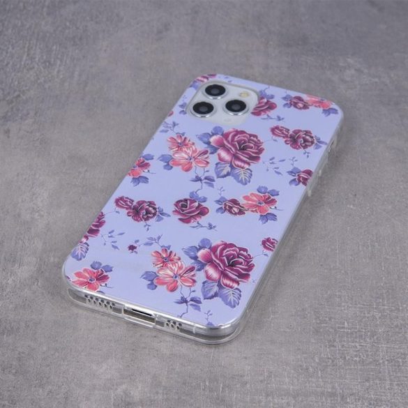 Samsung Galaxy A03s hátlap tok, TPU tok, SM-A037, virág mintás, Ultra Trendy Flowers 2