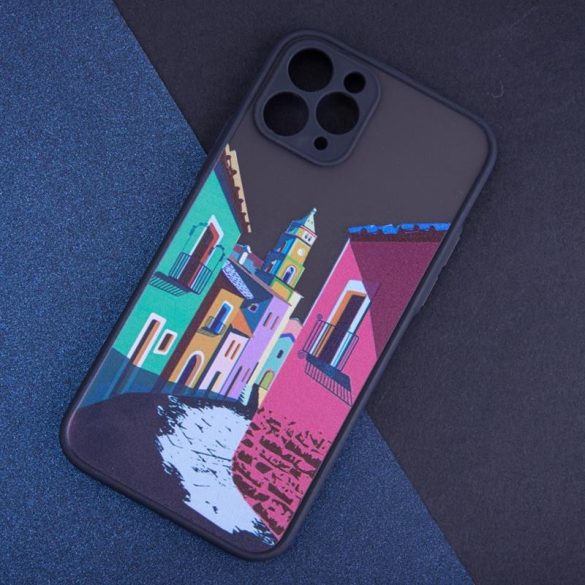 Xiaomi Redmi Note 10 5G / Poco M3 Pro / M3 Pro 5G hátlap tok, TPU tok, fekete, Ultra Trendy City 4