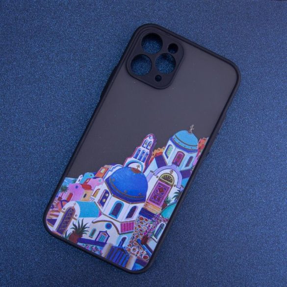 iPhone 11 Pro (5,8") hátlap tok, TPU tok, fekete, Ultra Trendy City 2