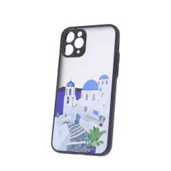   iPhone 13 Pro Max (6,7") hátlap tok, TPU tok, fekete, Ultra Trendy City 1