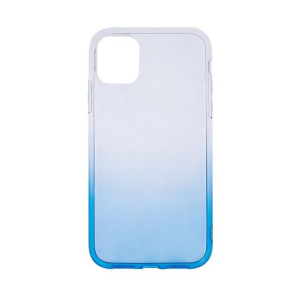 iPhone XR (6,1") szilikon tok, hátlap tok, TPU tok, kék, színátmenetes, Gradient