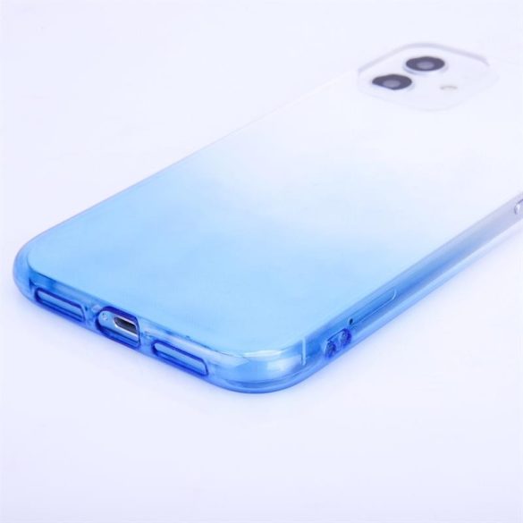 iPhone 13 Pro (6.1")  szilikon tok, hátlap tok, TPU tok, kék, színátmenetes, Gradient