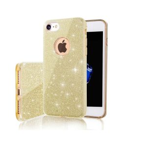 Xiaomi Redmi Note 11 4G / 11S 4G szilikon tok, csillámos, hátlap tok, arany, Glitter