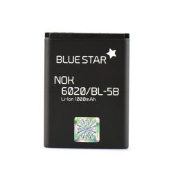   BlueStar Nokia 6020 5200 5300 3220 5140 BL-5B utángyártott akkumulátor 1000mAh