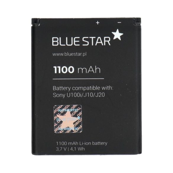 BlueStar Sony Ericsson U100 Yari / J10 / J10I2 Elm utángyártott akkumulátor 1100mAh