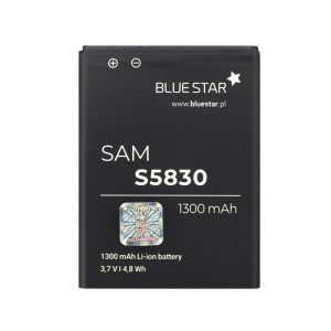 BlueStar Samsung Galaxy Ace (S5830)/ Galaxy Gio (S5670) EB494358VU utángyártott akkumulátor 1300mAh