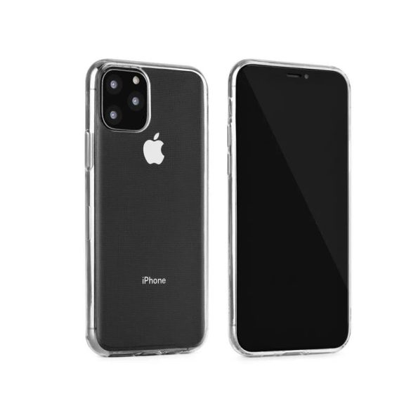 iPhone 6 / 6S (4,7") szilikon tok, hátlap tok, átlátszó, 0.3mm, Super slim