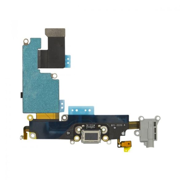 iPhone 6 6G Plus (5,5") fekete töltéscsatlakozó jack csatlakozóval + flexkábellel