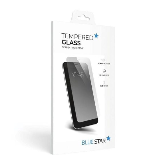 Huawei P Smart előlapi üvegfólia, edzett, 9H, 0.3mm, Bluestar
