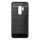 Samsung Galaxy S9 Plus szilikon tok, fekete, SM-G965, Carbon fiber