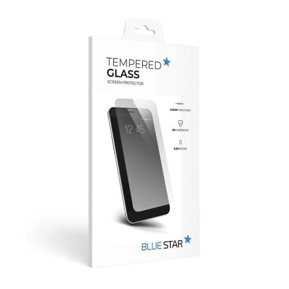 Huawei P20 előlapi üvegfólia, edzett, 9H, 0.3mm, Bluestar