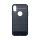 iPhone XS Max (6,5") szilikon tok, fekete, Carbon fiber