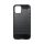 iPhone 12 Pro Max (6,7") szilikon tok, fekete, Carbon fiber