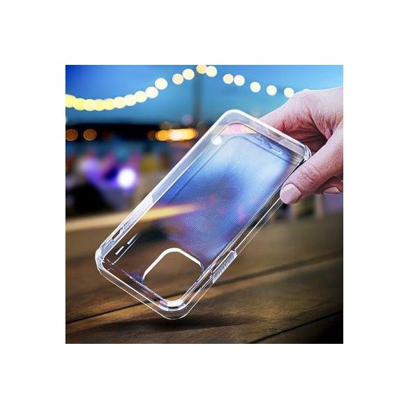 iPhone 12 Mini (5,4") szilikon tok, átlátszó, 2mm, Clear