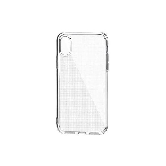iPhone 12 / 12 Pro (6,1") szilikon tok, átlátszó, 2mm, Clear